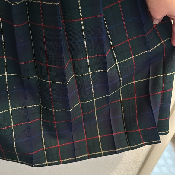 Pendleton Signature Tartan Wool Pleated Skirt sz 14 petite Plaid - Picture 4 of 5